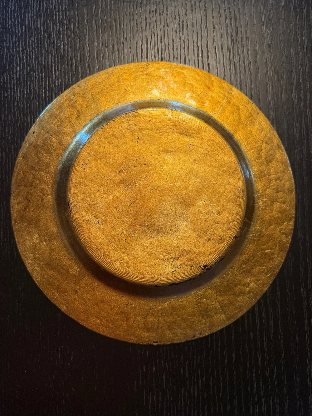 Gold dinner plate set - Home Dining